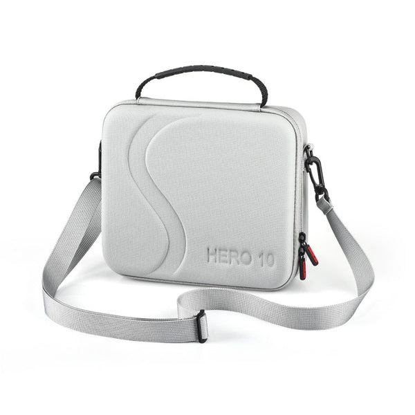 STARTRC Portable Shockproof Waterproof PU Case for GoPro HERO10 Black / HERO9 Black (Grey)