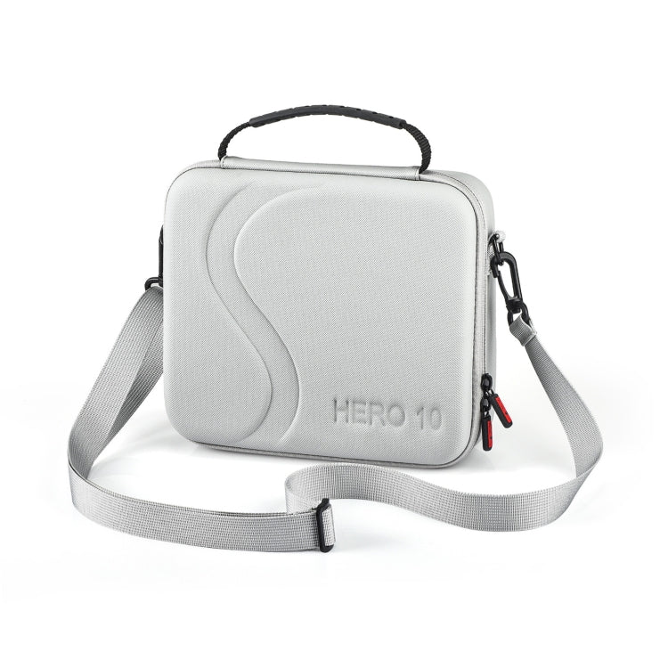 STARTRC Portable Shockproof Waterproof PU Case for GoPro HERO10 Black / HERO9 Black (Grey)