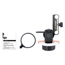 YELANGU F0 Camera Follow Focus with Gear Ring Belt for Canon / Nikon / Video Cameras / DSLR Cameras (Orange)