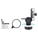YELANGU F0 Camera Follow Focus with Gear Ring Belt for Canon / Nikon / Video Cameras / DSLR Cameras (Blue)