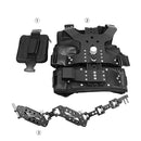 YELANGU B200-C1 Dual Shock-absorbing Arm Stabilizer Vest Camera Support System for DSLR & DV Digital Video Cameras (Black)