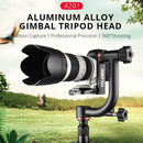 YELANGU A201 360 Degree Horizontal Gimbal Tripod Head for DV and SLR Cameras (Black)