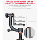 YELANGU A203 Carbon Fiber Hanging Horizontal Gimbal Tripod Head for DV and SLR Cameras (Camouflage)