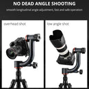 YELANGU A203 Carbon Fiber Hanging Horizontal Gimbal Tripod Head for DV and SLR Cameras (Camouflage)