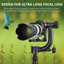 YELANGU A203 Carbon Fiber Hanging Horizontal Gimbal Tripod Head for DV and SLR Cameras (Camouflage)