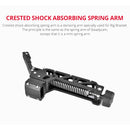 YELANGU BF01 Shock-absorbing Crested Damping Arm, Load: 3-15kg(Black)