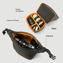 HU107513 Portable Waterproof Scratch-proof Abrasive Material Outdoor Sports Sling Shoulder Bag Handbag DSLR Camera Bag Phone Bag with Adjustable Detachable Shoulder Strap for GoPro, SJCAM, Nikon, Cano ... Samsung, Huawei, Size: 25.5 x 20.5 x 29 cm(Orange)