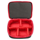 HU107513 Portable Waterproof Scratch-proof Abrasive Material Outdoor Sports Sling Shoulder Bag Handbag DSLR Camera Bag Phone Bag with Adjustable Detachable Shoulder Strap for GoPro, SJCAM, Nikon, Cano ... e, Samsung, Huawei, Size: 25.5 x 20.5 x 29 cm(Red)