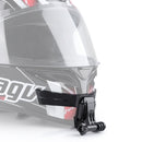 Helmet Mount with J-Hook Buckle for GoPro HERO10 Black / HERO9 Black / HERO8 Black /7 /6 /5 /5 Session /4 Session /4 /3+ /3 /2 /1, DJI Osmo Action, Xiaoyi and Other Action Cameras (Black)