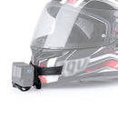 Helmet Mount with J-Hook Buckle for GoPro HERO10 Black / HERO9 Black / HERO8 Black /7 /6 /5 /5 Session /4 Session /4 /3+ /3 /2 /1, DJI Osmo Action, Xiaoyi and Other Action Cameras (Black)