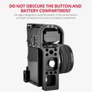 YELANGU C24 Video Camera Cage Stabilizer for Sony Alpha 7C / A7C / ILCE-7C (Black)
