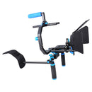 YELANGU D102 Dual-Handle Camera Shoulder Rig Mount Kit with Matte Box & Follow Focus