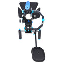 YELANGU D102 Dual-Handle Camera Shoulder Rig Mount Kit with Matte Box & Follow Focus