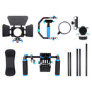 YELANGU D102 Dual-Handle Camera Shoulder Rig Mount Kit with Matte Box & Follow Focus