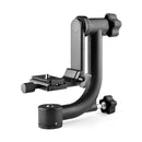 YELANGU Aluminum Alloy Horizontal 360 Degree Gimbal Tripod Head for Home DV and SLR Cameras (Black)