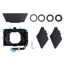 YELANGU M2 Professional Digital Matte Box Lens Hood for Video Camcorder / DSRL (Black)