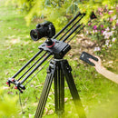 YELANGU L60TC 60cm Electrical Slide Rail Track with 2.4GHz Remote Control for SLR Cameras / Video Cameras (Black)