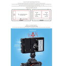 FEELWORLD LUT5 5.5 inch Ultra High Bright 3000nit Touch Screen DSLR Camera Field Monitor (Black)