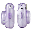 Glitter Power Crystal Case with Strap for FUJIFILM Instax mini 11 (Purple)