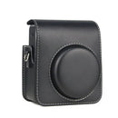 Full Body Camera Retro PU Leather Case Bag with Strap for FUJIFILM instax mini 40 (Black)