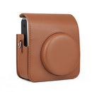 Full Body Camera Retro PU Leather Case Bag with Strap for FUJIFILM instax mini 40 (Brown)