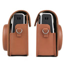 Full Body Camera Retro PU Leather Case Bag with Strap for FUJIFILM instax mini 40 (Brown)