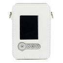 Full Body Camera Retro PU Leather Case Bag with Strap for FUJIFILM instax mini Liplay (White)