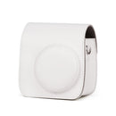 Retro Full Body PU Leather Case Camera Bag with Strap for FUJIFILM instax mini 7+ (White)