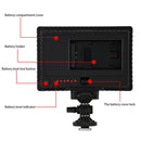 HD-160 White Light LED Video Light on-Camera Photography Lighting Fill Light for Canon, Nikon, DSLR Camera with 3 Filter Plates