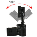 HD-160 White Light LED Video Light on-Camera Photography Lighting Fill Light for Canon, Nikon, DSLR Camera with 3 Filter Plates