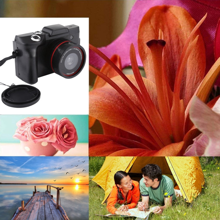 1.3 Mega Pixel Interpolation Flip Screen Interchangeable Lens Digital Camera, 2.4 inch LCD, Full HD 720P Recording, Infrared Lens, EIS