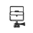 Standard Border Frame Mount Protective Housing with Screw for DJI Osmo Action(Black)