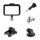 Standard Border Frame Mount Protective Housing with Screw for DJI Osmo Action(Black)