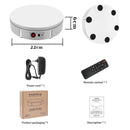22cm Electric Rotating Display Stand Video Shooting Props Turntable, Load: 50kg, AU Plug (Black)