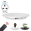 60cm Electric Rotating Display Stand Props Turntable, Load: 100kg, Plug-in Power, UK Plug(White)