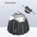TRIOPO KP2-90 90cm Speedlite Flash Deep Parabolic Softbox Bowens Mount Diffuser(Black)
