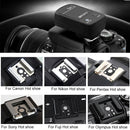 TRIOPO G4 2.4G Wireless Flash Speedlite Trigger with Hot Shoe (Black)
