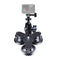 Triangle Suction Cup Mount Holder with Tripod Adapter & Screw & Phone Clamp & Anti-lost Silicone Net for GoPro HERO10 Black / HERO9 Black / HERO8 Black / HERO7 /6 /5, DJI Osmo Action, Insta360 One R and Other Action Cameras, Smartphones(Black)