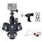 Triangle Suction Cup Mount Holder with Tripod Adapter & Screw & Phone Clamp & Anti-lost Silicone Net for GoPro HERO10 Black / HERO9 Black / HERO8 Black / HERO7 /6 /5, DJI Osmo Action, Insta360 One R and Other Action Cameras, Smartphones(Black)
