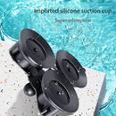 Triangle Suction Cup Mount Holder with Tripod Adapter & Screw & Phone Clamp & Anti-lost Silicone Net for GoPro HERO10 Black / HERO9 Black / HERO8 Black / HERO7 /6 /5, DJI Osmo Action, Insta360 One R and Other Action Cameras, Smartphones(Black)