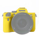 Soft Silicone Protective Case for Sony A7R4(Yellow)