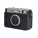 Retro Full Body Camera PU Leather Case Bag with Strap for FUJIFILM instax mini Evo(Black)
