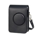 Vertical Full Body Camera PU Leather Case Bag with Strap for FUJIFILM instax mini Evo (Black)