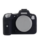 Litchi Texure Soft Silicone Case for Canon EOS R6 (Black)