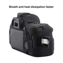 Soft Silicone Protective Case for Canon EOS 6D Mark II (Black)
