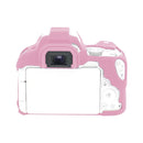 Soft Silicone Protective Case for Canon EOS 200D / EOS 200D Mark II (Pink)