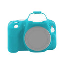 Soft Silicone Protective Case for Canon EOS 200D / EOS 200D Mark II (Blue)