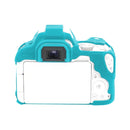 Soft Silicone Protective Case for Canon EOS 200D / EOS 200D Mark II (Blue)