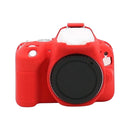Soft Silicone Protective Case for Canon EOS 200D / EOS 200D Mark II (Red)