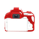 Soft Silicone Protective Case for Canon EOS 200D / EOS 200D Mark II (Red)
